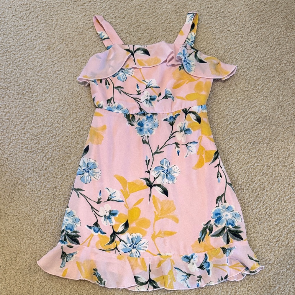 Girls flutter dress